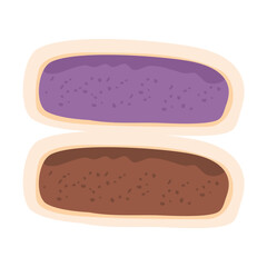 dessert from the Philippines, ube hopias