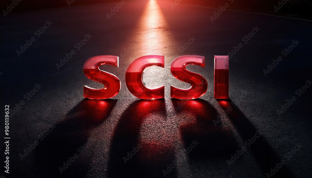 Poster scsi technology logo: understanding small computer system interface