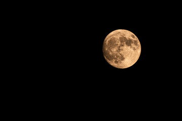 Obraz premium Full moon in the night over Abilene Texas Sep 16, 2024 - 6