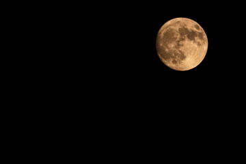 Full moon in the night over Abilene Texas Sep 16, 2024 - 3