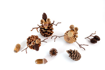 showcases creativity and the use of natural materials to craft art that imitates life.