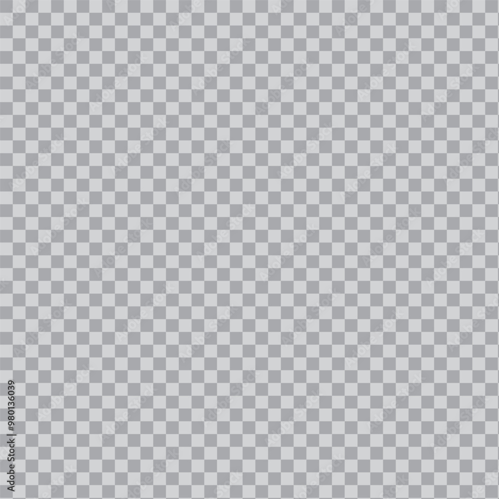 Poster transparent checkered background. gray square pattern. seamless grid overlay. vector backdrop.