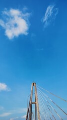 bridge over blue sky