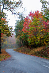 Massanutten Scenic Drive in Autumn, Virginia