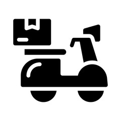 bike glyph icon