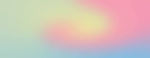 Pastel bright rainbow abstract background header banner 