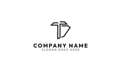 Abstract Lettermak Vector Logo Design With Letters TD