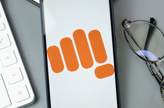 New York, USA - 30 August 2024: Micromax Logo on Phone Screen, Company Icon on Display