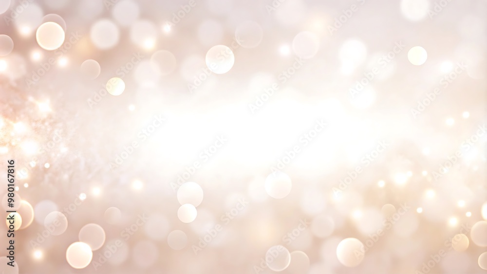 Poster abstract soft peach bokeh background.
