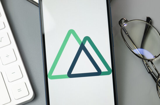 New York, USA - 30 August 2024: Nuxt JS Logo on Phone Screen, Company Icon on Display