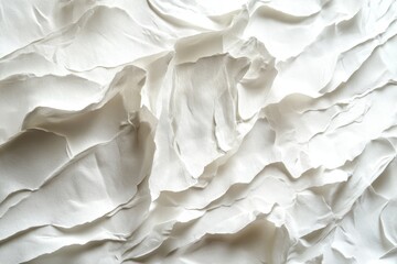 Obraz premium Abstract White Creased Paper Texture