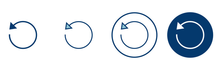 Refresh icon vector isolated on white background. Reload icon vector. Update icon. convert icon
