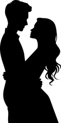 Couple Wedding Silhouette