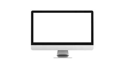 Modern Computer Monitor Mockup.