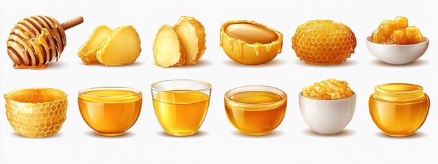 Golden honey spill spreading smoothly on a surface, showcasing rich and natural texture with a sweet, glossy drip.Texture,dessert,breakfast,food photography,the essence of sports,nature, sweetness,AI.