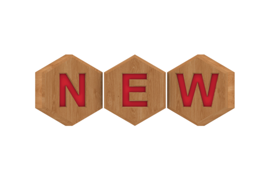 New wooden blocks
