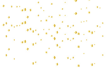 金色の紙吹雪が舞う背景素材
