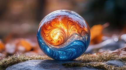 Magical lucky charm for good luck and prosperity symbol with vibrant colors