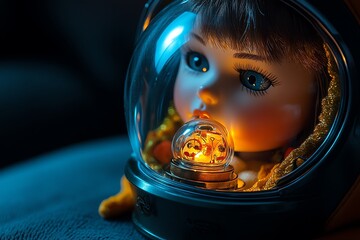 A tiny music box inside a doll, playing an old, haunting melody whenever you approach it