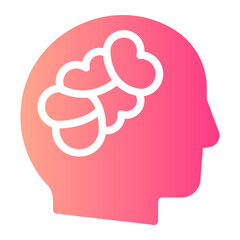 mental gradient icon
