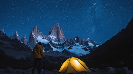 Camping Under the Milky Way in the Majestic Andes