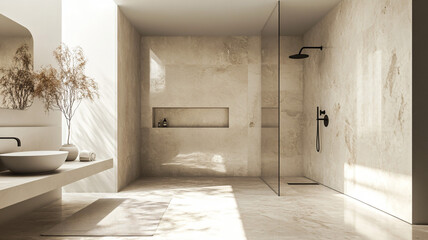 Fototapeta premium bathroom interior