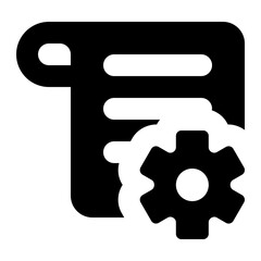Proof Of Work Icon In Glyph Style. Simple Blockchain Symbol Vector Illustration — Pixel-perfect Icon