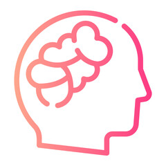 mental gradient icon