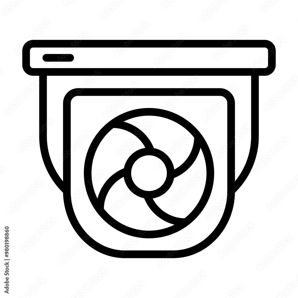 Poster Security Camera Icon