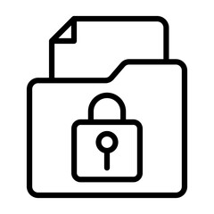 Secure Document Icon