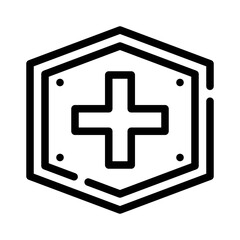 Obraz premium healthcare line icon