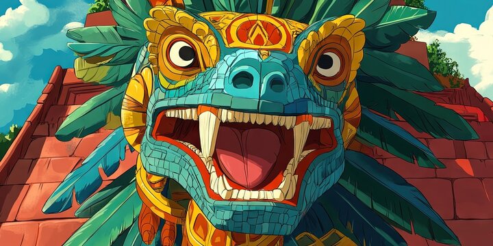 3d animated kukulkan