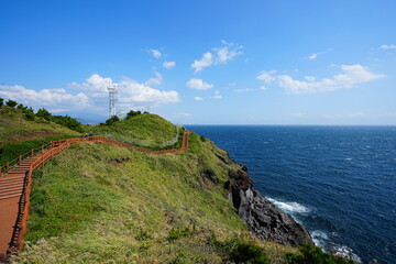 seaside walkway and fine view