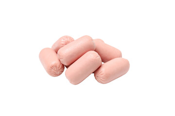 PNG,Small sausages, isolated on white background