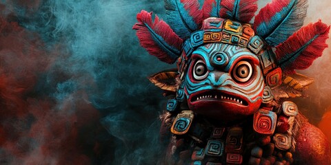 Obraz premium xolotl aztec god 