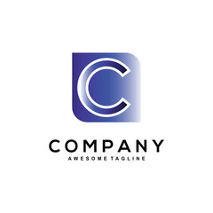Fototapeta premium Letter C logo design
