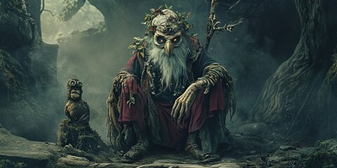 baba yaga - witch from slavic folklore