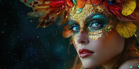 Naklejka premium discordia - greek goddess of strife and discord