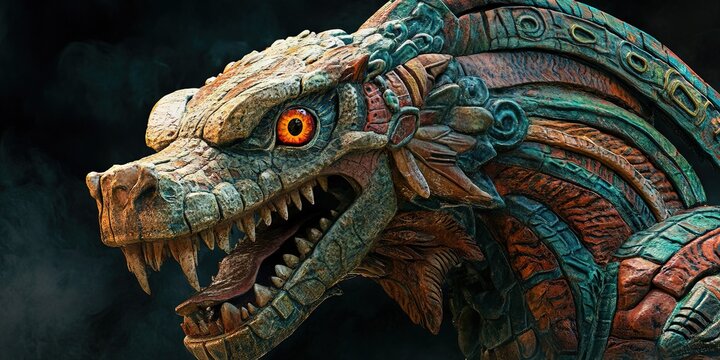  kukulkan - yucatec mayan plumed serpent