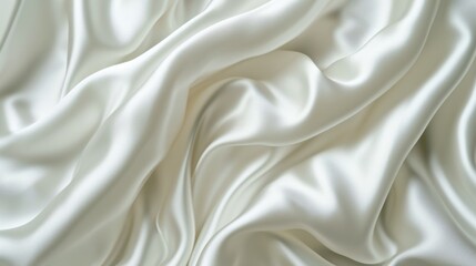White Silk Fabric Texture: Smooth, Soft, and Elegant