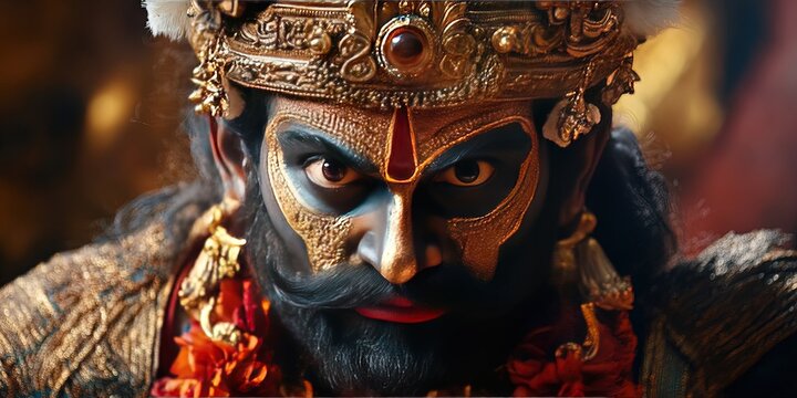 ravana demon king of hindu religion