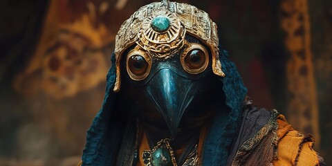 Obraz premium Thoth Egyptian god of the moon