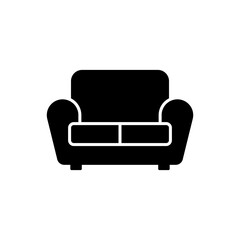 Sofa furniture icon vector design templates simple and modern