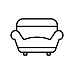 Sofa furniture icon vector design templates simple and modern