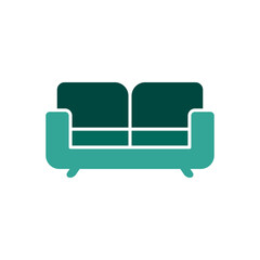 Sofa furniture icon vector design templates simple and modern