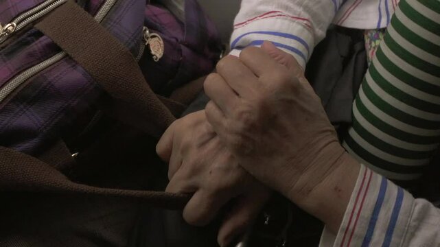 hand, 女, 국민, 나이든, 사람, 붙들기, 노인, 결혼, 부부, 배려, 근로자