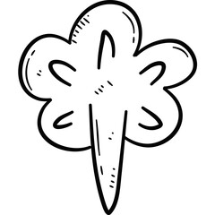 Pizza Ingredients Hand Drawn