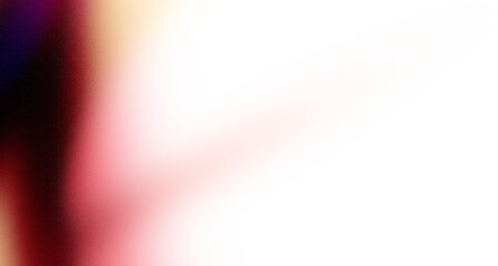 Transparent grainy noisy color gradient texture overlay cutout, copy space. Abstract grungy color gradient texture. Light leaks texture overlay effect. Light and lensflare effect. Png file.