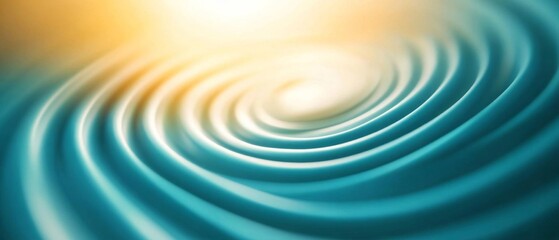 Abstract spirals radiating outward, creating a peaceful, rhythmic motion, flat design, front view, balance theme, 3D render, vivid