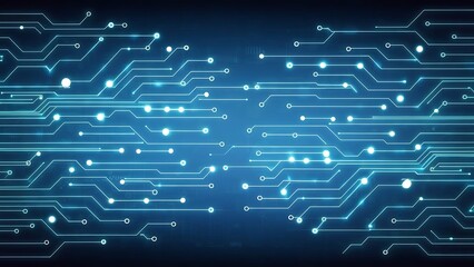 Obraz premium Technology background in abstract style